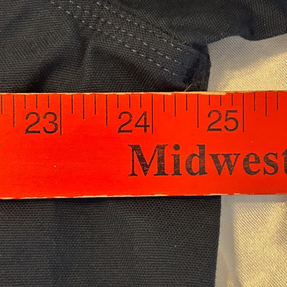 Carhartt Mens XL Tall Navy Blue Relaxed Fit Rugged Flex Short Sleeve Shirt - Picture 6 of 7